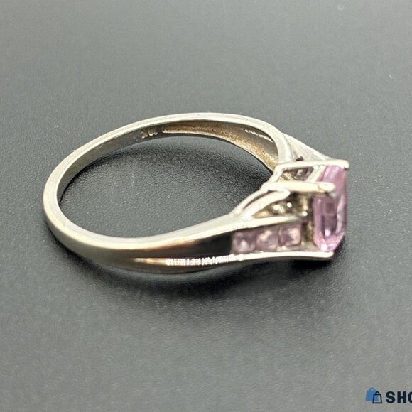 10K White Gold Semi-Precious Ring - Size 7==1.95 GRAMS== - Picture 10 of 12